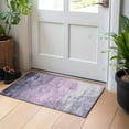 thumbnail image 1 of Addison Rugs Chantille Indoor/Outdoor Transitional Stripes Lavender Washable Rectangle Rug, 1'8" x 2'6", 1 of 6