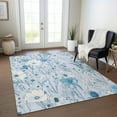 thumbnail image 1 of Addison Rugs Chantille Indoor/Outdoor Transitional Floral Sky Washable Rectangle Rug, 10' x 14', 1 of 6