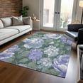 thumbnail image 1 of Addison Rugs Chantille Indoor/Outdoor Transitional Floral Lavender Washable Rectangle Rug, 10' x 14', 1 of 6