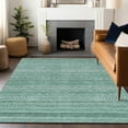 thumbnail image 1 of Addison Rugs Chantille Indoor/Outdoor Transitional Stripes Turquoise Washable Rectangle Rug, 8' x 10', 1 of 6