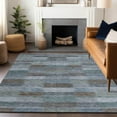 thumbnail image 1 of Addison Rugs Chantille Indoor/Outdoor Transitional Stripes Blue Washable Rectangle Rug, 9' x 12', 1 of 6