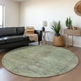thumbnail image 1 of Addison Rugs Chantille Indoor/Outdoor Traditional Global Teal Washable Round Rug, 8' x 8', 1 of 6