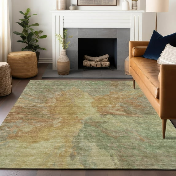 Addison Rugs Chantille Indoor/Outdoor Transitional Modern Aloe Washable Rectangle Rug, 10' x 14'