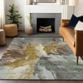 thumbnail image 1 of Addison Rugs Chantille Indoor/Outdoor Transitional Modern Gold Washable Rectangle Rug, 9' x 12', 1 of 6