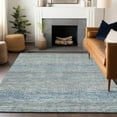 thumbnail image 1 of Addison Rugs Chantille Indoor/Outdoor Transitional Stripes Blue Washable Rectangle Rug, 9' x 12', 1 of 6
