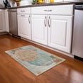 thumbnail image 1 of Addison Rugs Chantille Indoor/Outdoor Transitional Modern Teal Washable Rectangle Rug, 1'8" x 2'6", 1 of 6