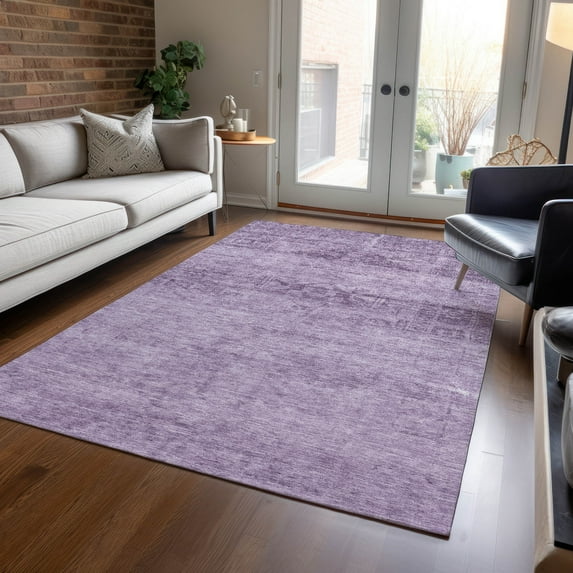 Addison Rugs Chantille Indoor/Outdoor Transitional Global Plum Washable Rectangle Rug, 9' x 12'