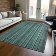 thumbnail image 1 of Addison Rugs Chantille Indoor/Outdoor Transitional Stripes Teal Washable Rectangle Rug, 10' x 14', 1 of 5