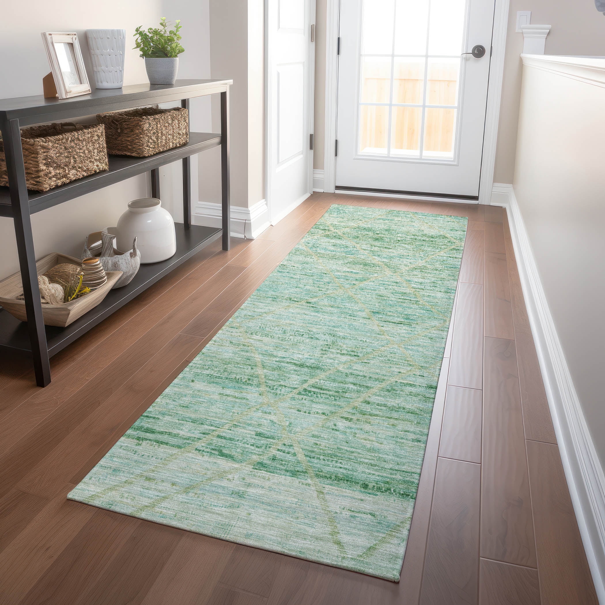Addison Rugs Chantille ACN1658 Aloe 2'3" x 7'6" Indoor/Outdoor, Machine