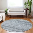 thumbnail image 1 of Addison Rugs Chantille Indoor/Outdoor Transitional Diamonds Blue Washable Round Rug, 8' x 8', 1 of 6