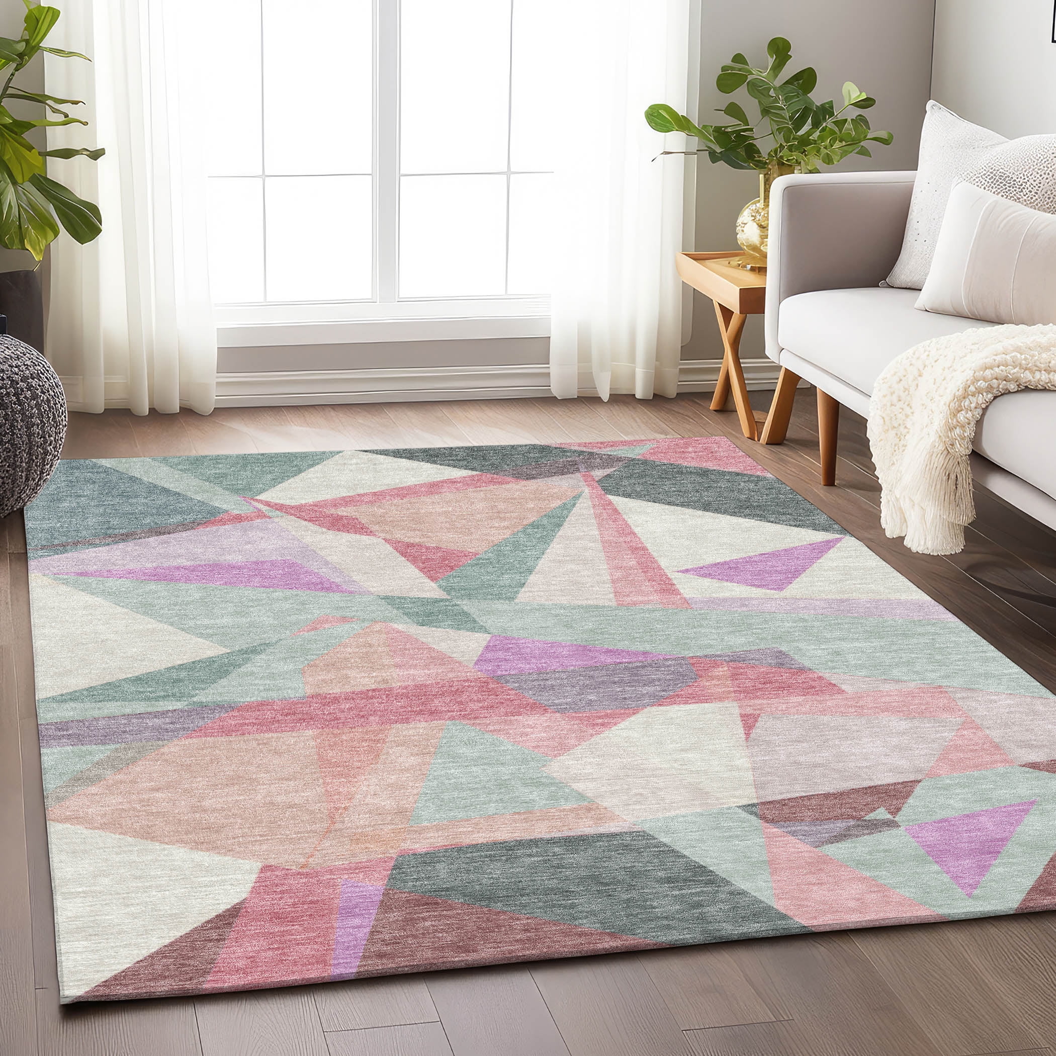 Addison Rugs Chantille ACN1666 Seafoam 9' x 12' Indoor/Outdoor, Machine