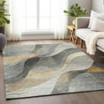 thumbnail image 1 of Addison Rugs Chantille Indoor/Outdoor Transitional Swirls Gray Washable Rectangle Rug, 8' x 10', 1 of 6