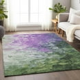 thumbnail image 1 of Addison Rugs Chantille Indoor/Outdoor Transitional Abstract Purple Washable Rectangle Rug, 2'6" x 3'10", 1 of 6