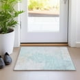 thumbnail image 1 of Addison Rugs Chantille Indoor/Outdoor Transitional Abstract Seafoam Washable Rectangle Rug, 1'8" x 2'6", 1 of 6