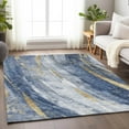 thumbnail image 1 of Addison Rugs Chantille Indoor/Outdoor Transitional Swirls Blue Washable Rectangle Rug, 10' x 14', 1 of 6