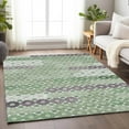 thumbnail image 1 of Addison Rugs Chantille Indoor/Outdoor Transitional Geometric Sage Washable Rectangle Rug, 8' x 10', 1 of 6