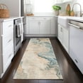 thumbnail image 1 of Addison Rugs Chantille Indoor/Outdoor Transitional Abstract Teal Washable Runner Rug, 2'3" x 7'6", 1 of 5