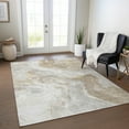 thumbnail image 1 of Addison Rugs Chantille Indoor/Outdoor Transitional Abstract Ivory Washable Rectangle Rug, 10' x 14', 1 of 6