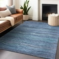 thumbnail image 1 of Addison Rugs Chantille Indoor/Outdoor Transitional Stripes Blue Washable Rectangle Rug, 10' x 14', 1 of 6