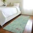 thumbnail image 1 of Addison Rugs Chantille Indoor/Outdoor Transitional Abstract Seafoam Washable Runner Rug, 2'3" x 7'6", 1 of 6