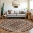 thumbnail image 1 of Addison Rugs Chantille ACN1725 Terracotta 8' x 8' Indoor/Outdoor, Machine Washable, Easy Clean, Non Shedding, Bedroom, Living Room, Dining Room, Kitchen, Patio Round Rug, 1 of 7