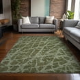 thumbnail image 1 of Addison Rugs Chantille Indoor/Outdoor Transitional Organic Olive Washable Rectangle Rug, 2'6" x 3'10", 1 of 6