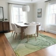 thumbnail image 1 of Addison Rugs Chantille Indoor/Outdoor Transitional Watercolors Green Washable Rectangle Rug, 9' x 12', 1 of 6