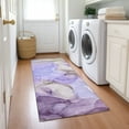 thumbnail image 1 of Addison Rugs Chantille Indoor/Outdoor Transitional Watercolors Purple Washable Runner Rug, 2'3" x 7'6", 1 of 6