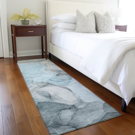 Addison Rugs Chantille ACN504 Teal 2'3" x 7'6" Rug