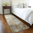 thumbnail image 1 of Addison Rugs Chantille Indoor/Outdoor Contemporary Watercolors Brown Washable Runner Rug, 2'3" x 7'6", 1 of 6