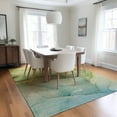 thumbnail image 1 of Addison Rugs Chantille Indoor/Outdoor Transitional Watercolors Green Washable Rectangle Rug, 8' x 10', 1 of 6