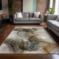 thumbnail image 1 of Addison Rugs Chantille Indoor/Outdoor Transitional Organic Brown Washable Rectangle Rug, 8' x 10', 1 of 6