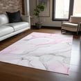 thumbnail image 1 of Addison Rugs Chantille Indoor/Outdoor Transitional Watercolors Pink Washable Rectangle Rug, 3' x 5', 1 of 6
