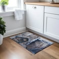 thumbnail image 1 of Addison Rugs Chantille Indoor/Outdoor Contemporary Watercolors Navy Washable Rectangle Rug, 1'8" x 2'6", 1 of 6