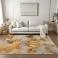thumbnail image 1 of Addison Rugs Chantille Indoor/Outdoor Transitional Watercolors Orange Washable Rectangle Rug, 9' x 12', 1 of 5
