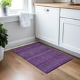 thumbnail image 1 of Addison Rugs Chantille Indoor/Outdoor Transitional Stripes Eggplant Washable Rectangle Rug, 1'8" x 2'6", 1 of 6