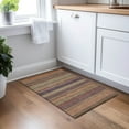 thumbnail image 1 of Addison Rugs Chantille Indoor/Outdoor Transitional Stripes Paprika Washable Rectangle Rug, 1'8" x 2'6", 1 of 6