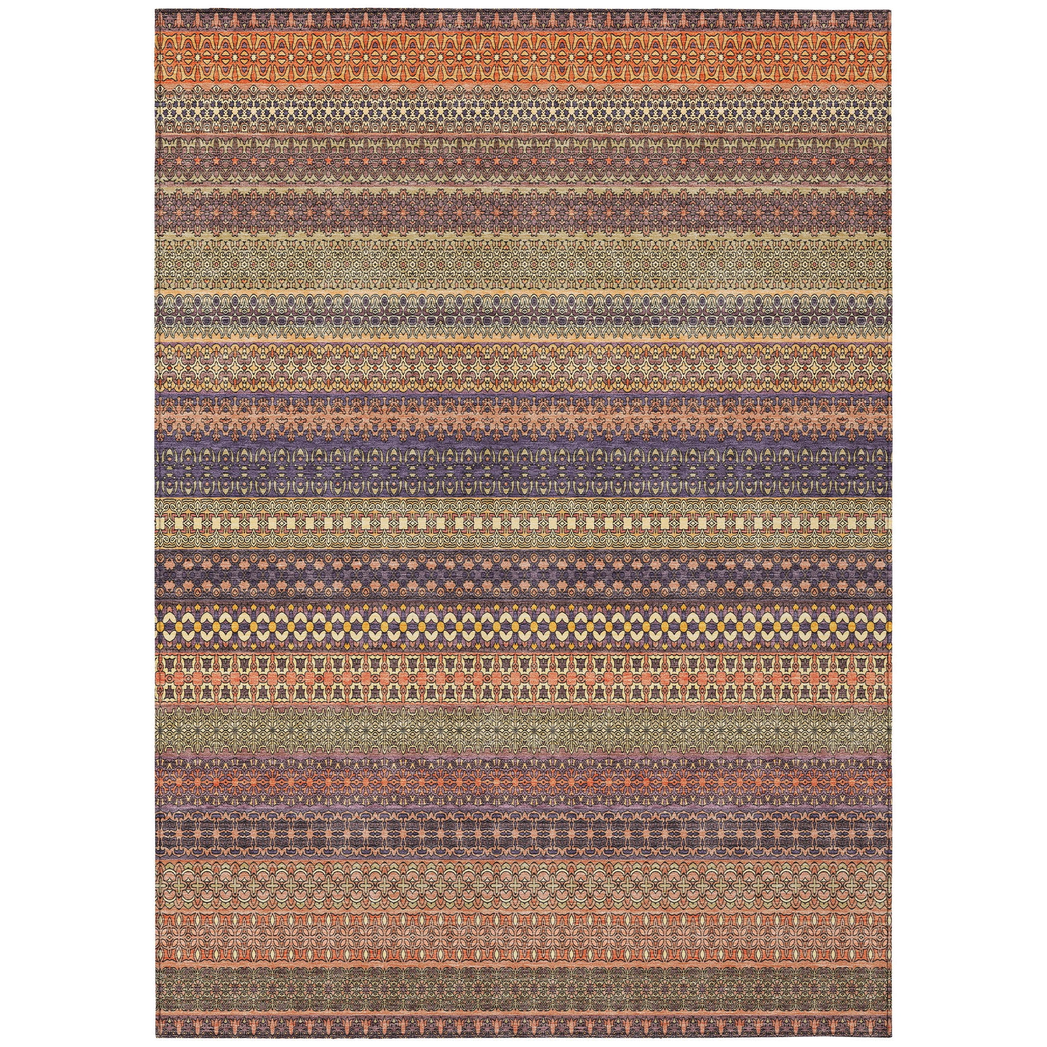 Addison Rugs Chantille ACN527 Paprika 9' x 12' Indoor Outdoor Area Rug ...