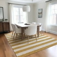 thumbnail image 1 of Addison Rugs Chantille Indoor/Outdoor Transitional Stripes Gold Washable Rectangle Rug, 9' x 12', 1 of 6