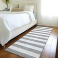 thumbnail image 1 of Addison Rugs Chantille Indoor/Outdoor Transitional Stripes Gray Washable Runner Rug, 2'3" x 7'6", 1 of 6
