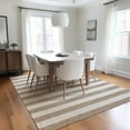 thumbnail image 1 of Addison Rugs Chantille Indoor/Outdoor Transitional Stripes Taupe Washable Rectangle Rug, 2'6" x 3'10", 1 of 6