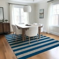 thumbnail image 1 of Addison Rugs Chantille Indoor/Outdoor Transitional Stripes Blue Washable Rectangle Rug, 5' x 7'6", 1 of 6