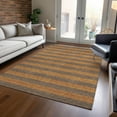 thumbnail image 1 of Addison Rugs Chantille Indoor/Outdoor Transitional Stripes Fudge Washable Rectangle Rug, 8' x 10', 1 of 6