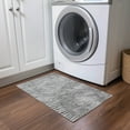 thumbnail image 1 of Addison Rugs Chantille Indoor/Outdoor Transitional Organic Gray Washable Rectangle Rug, 1'8" x 2'6", 1 of 6