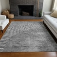 thumbnail image 1 of Addison Rugs Chantille Indoor/Outdoor Transitional Organic Gray Washable Rectangle Rug, 2'6" x 3'10", 1 of 6