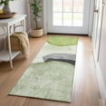 thumbnail image 1 of Addison Rugs Chantille Indoor/Outdoor Transitional Organic Green Washable Runner Rug, 2'3" x 7'6", 1 of 6