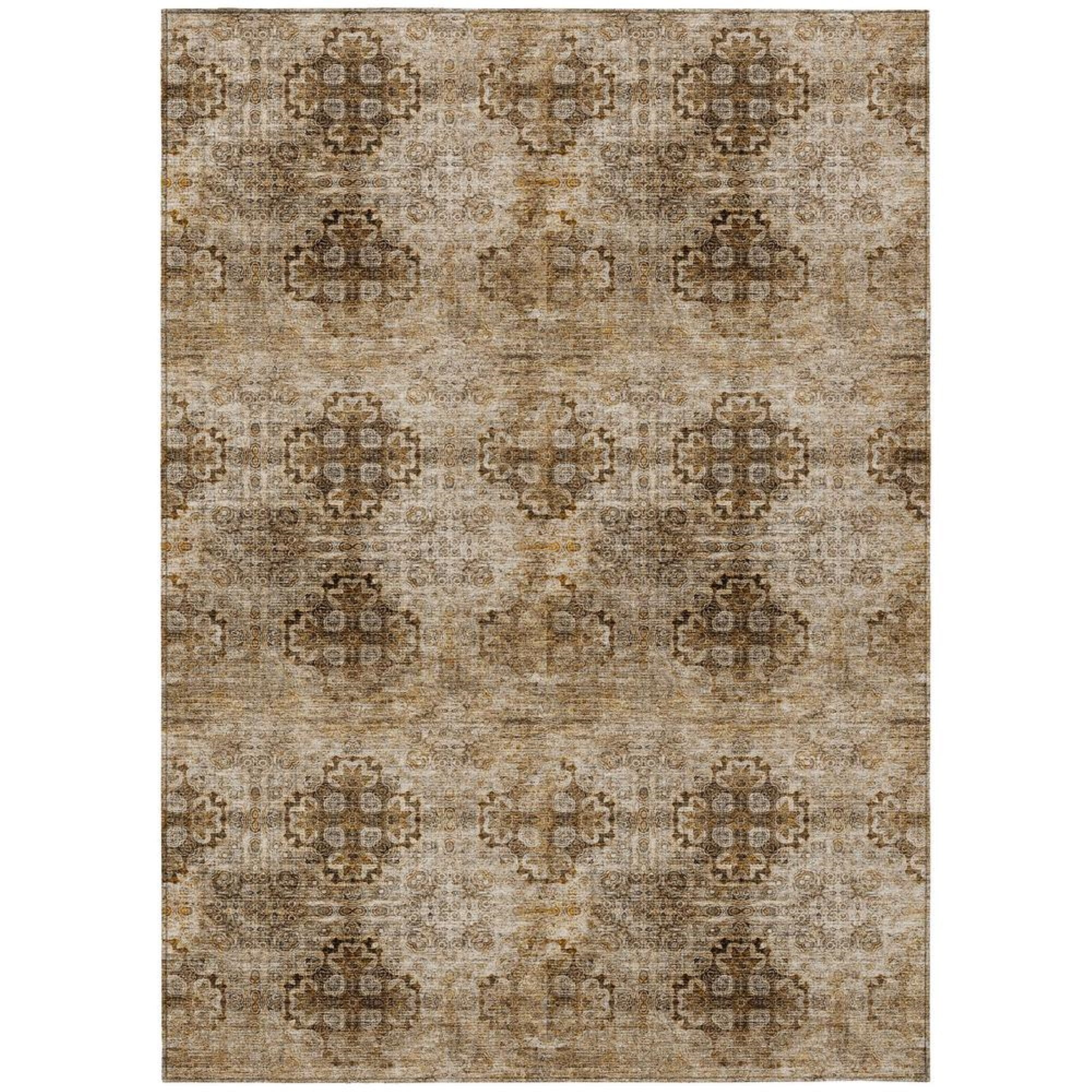 Addison Rugs Chantille ACN557 Taupe 9' x 12' Indoor Outdoor Area Rug ...