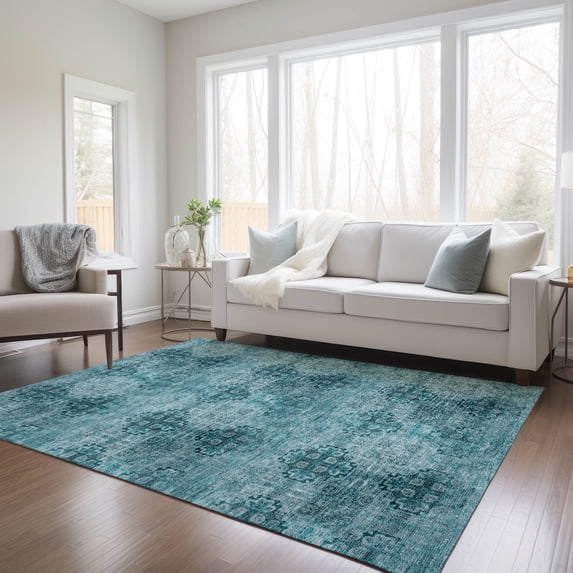 Chantille ACN557 Teal 3 x 5 Rug
