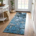 thumbnail image 1 of Addison Rugs Chantille Indoor/Outdoor Transitional Floral Blue Washable Runner Rug, 2'3" x 7'6", 1 of 6