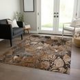 thumbnail image 1 of Addison Rugs Chantille Indoor/Outdoor Transitional Floral Paprika Washable Rectangle Rug, 5' x 7'6", 1 of 6